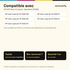 Imprimantes compatibles avec HP 647A Toner Pack 4 Couleurs compatible équivalent à CE260A, CE261A, CE262A