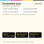 Imprimantes compatibles avec HP 648A Toner Jaune compatible équivalent à CE262A