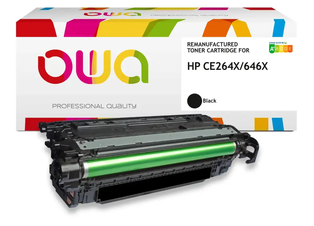 HP CE264X - Cartouche laser compatible - haute capacité - Noir - Toner remanufacturé OWA