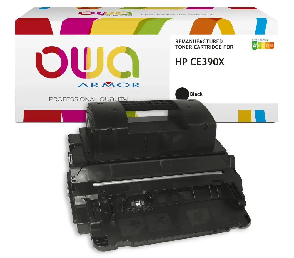 HP CE390X - Cartouche laser compatible - extra haute capacité - Noir - Toner remanufacturé OWA