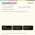 Imprimantes compatibles avec HP 307A Toner Noir compatible équivalent à CE740A