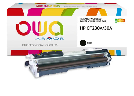 HP CF 230 A - Cartouche laser compatible - Noir - Toner remanufacturé OWA