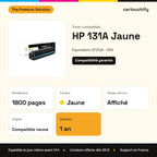 HP 131A Toner Jaune compatible équivalent à CF212A, 731 : caractéristiques