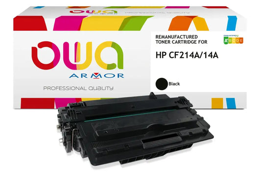 HP CF214A - Cartouche laser compatible - Noir - Toner remanufacturé OWA