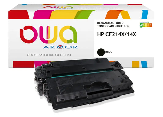 HP CF214X - Cartouche laser compatible - haute capacité - Noir - Toner remanufacturé OWA