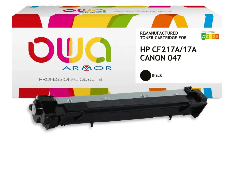 HP CF217A CANON 2164C002 - Cartouche laser compatible - Noir - Toner remanufacturé OWA
