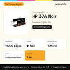 HP 37A Toner Noir compatible équivalent à CF237A : caractéristiques