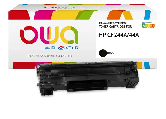 HP CF244A - Cartouche laser compatible - Noir - Toner remanufacturé OWA