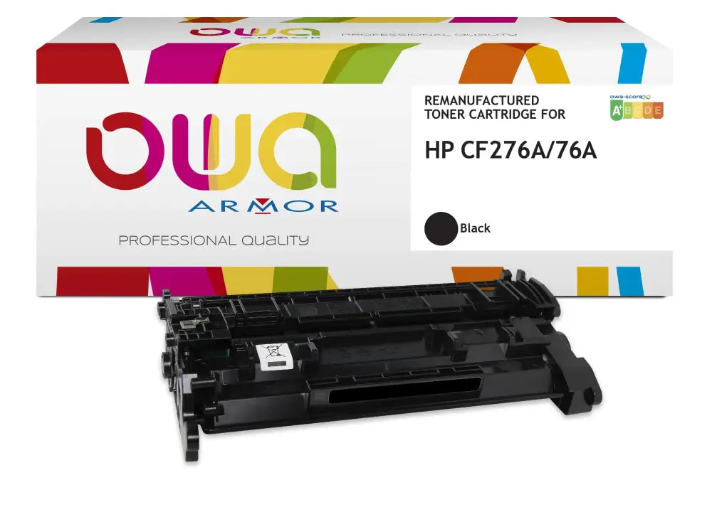 HP CF276A - Cartouche laser compatible - Noir - Toner remanufacturé OWA