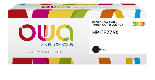 HP CF276X - Cartouche laser compatible - haute capacité - Noir - Toner remanufacturé OWA