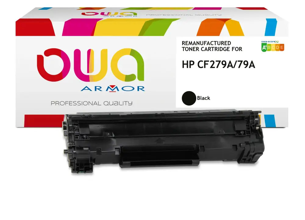 HP CF279A - Cartouche laser compatible - extra haute capacité - Noir - Toner remanufacturé OWA