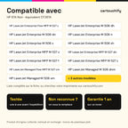 Imprimantes compatibles avec HP 87A Toner Noir remanufacturé équivalent à CF287A