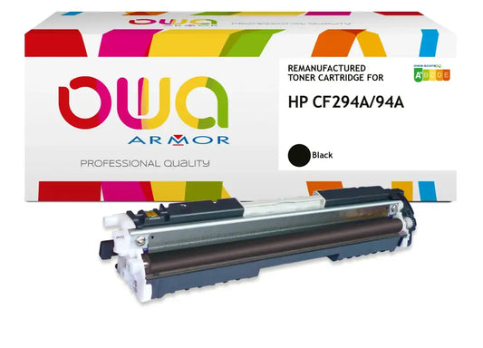 HP CF294A - Cartouche laser compatible - Noir - Toner remanufacturé OWA