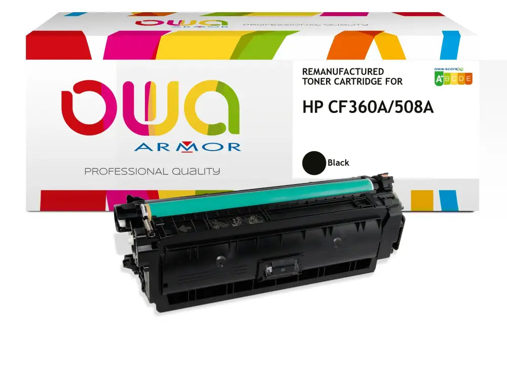 HP CF360A - Cartouche laser compatible - Noir - Toner remanufacturé OWA