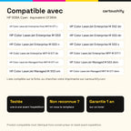 Imprimantes compatibles avec HP 508A Toner Cyan compatible équivalent à CF361A