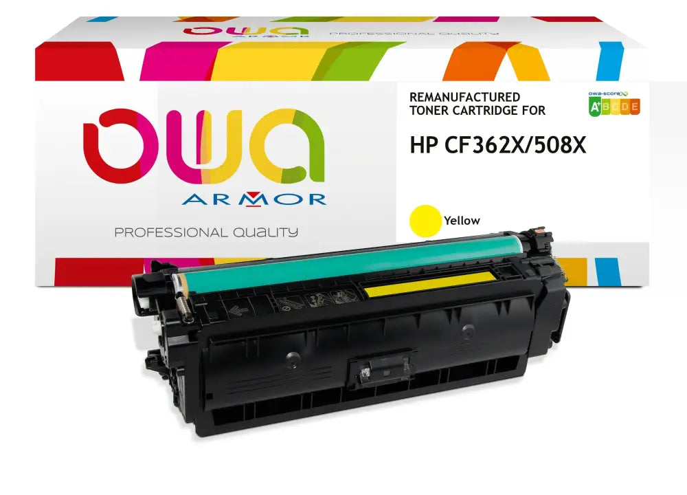 HP CF362X - Cartouche laser compatible - haute capacité - Jaune - Toner remanufacturé OWA