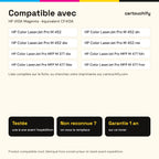 Imprimantes compatibles avec HP 410A Toner Magenta compatible équivalent à CF413A