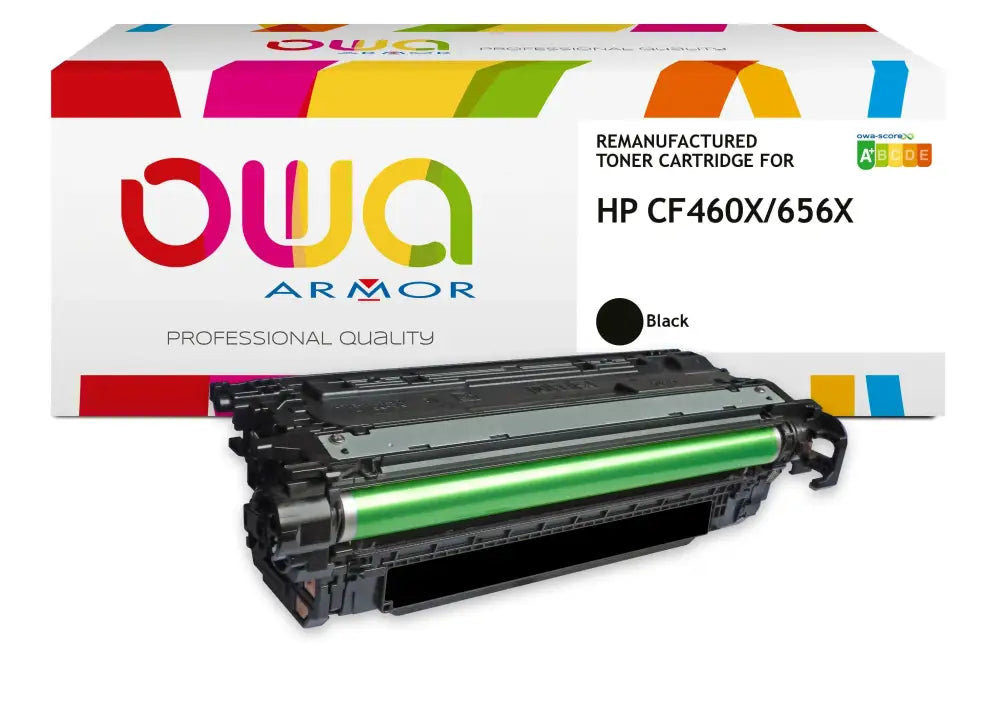 HP CF460X - Cartouche laser compatible - haute capacité - Noir - Toner remanufacturé OWA