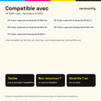 Imprimantes compatibles avec HP 656X Toner Cyan compatible équivalent à CF461X