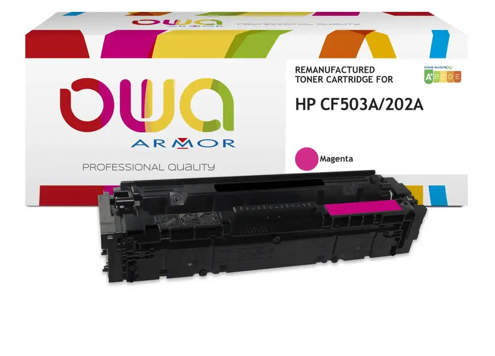 HP CF503A - Cartouche laser compatible - Magenta - Toner remanufacturé OWA