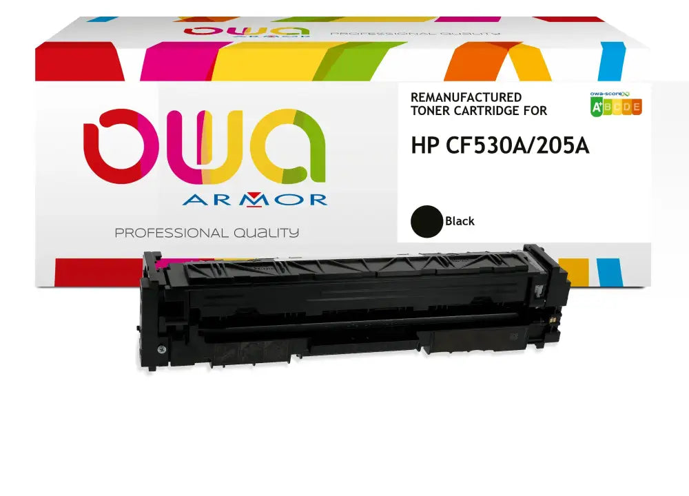 HP CF530A - Cartouche laser compatible - Noir - Toner remanufacturé OWA