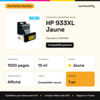 HP 933XL Cartouche Jaune compatible équivalent à CN056AE : caractéristiques