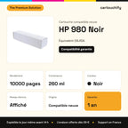 HP 980 Cartouche Noir compatible équivalent à D8J10A : caractéristiques