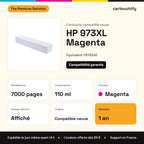 HP 973XL Cartouche Magenta compatible équivalent à F6T82AE : caractéristiques