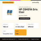 HP C9451A Cartouche Gris Clair compatible : caractéristiques