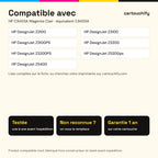 Imprimantes compatibles avec HP C9455A Cartouche Magenta Clair compatible