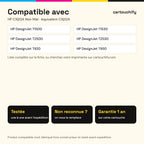 Imprimantes compatibles avec HP C1Q12A Cartouche Noir Mat compatible