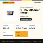 HP F9J79A Cartouche Noir Photo compatible : caractéristiques