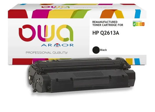 HP Q2613A - Cartouche laser compatible - Noir - Toner remanufacturé OWA
