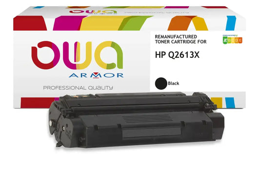 HP Q2613X - Cartouche laser compatible - haute capacité - Noir - Toner remanufacturé OWA