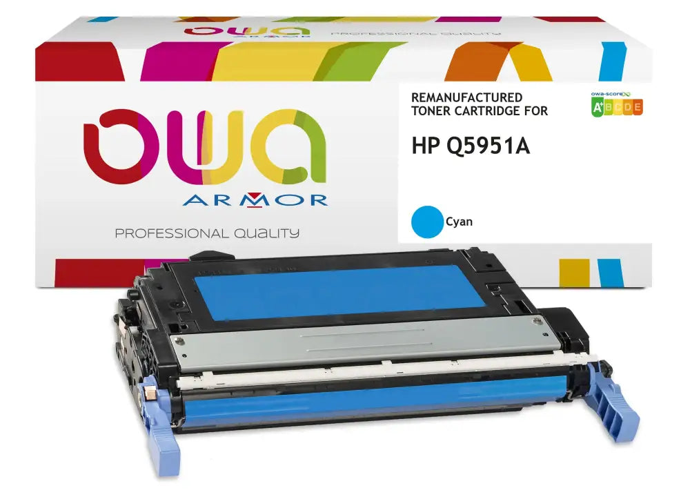 HP Q5951A - Cartouche laser compatible - Cyan - Toner remanufacturé OWA
