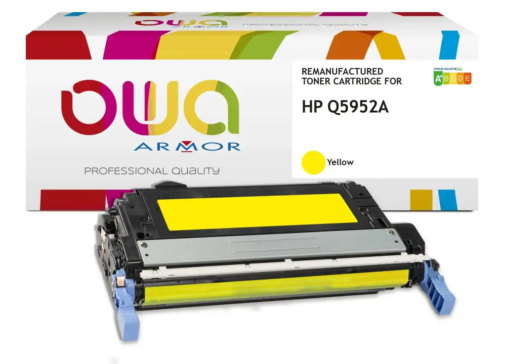 HP Q5952A - Cartouche laser compatible - extra haute capacité - Jaune - Toner remanufacturé OWA