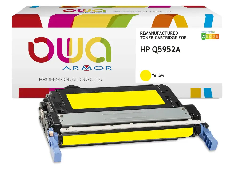 HP Q5952A - Cartouche laser compatible - Jaune - Toner remanufacturé OWA