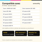 Imprimantes compatibles avec HP 11X Toner Noir compatible équivalent à Q6511X, 310, 710