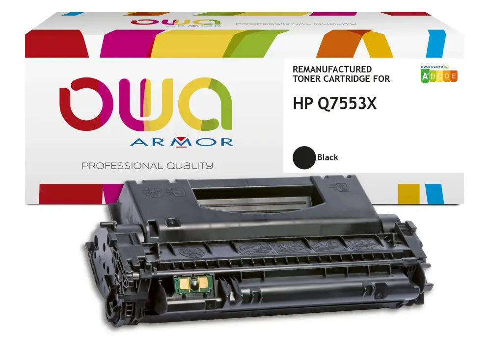 HP Q7553X - Cartouche laser compatible - haute capacité - Noir - Toner remanufacturé OWA