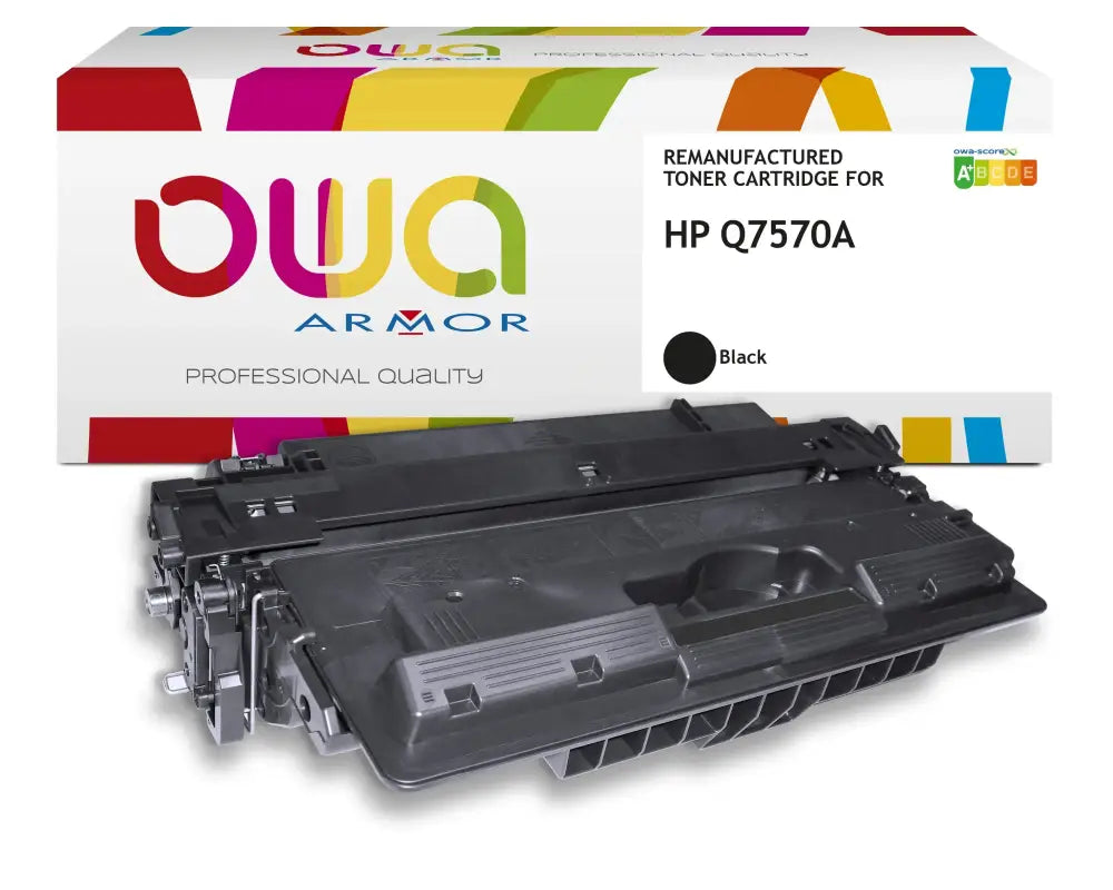 HP Q7570A - Cartouche laser compatible - Noir - Toner remanufacturé OWA