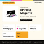 HP 503A Toner Magenta compatible équivalent à Q7583A, EP711 EXV26 : caractéristiques