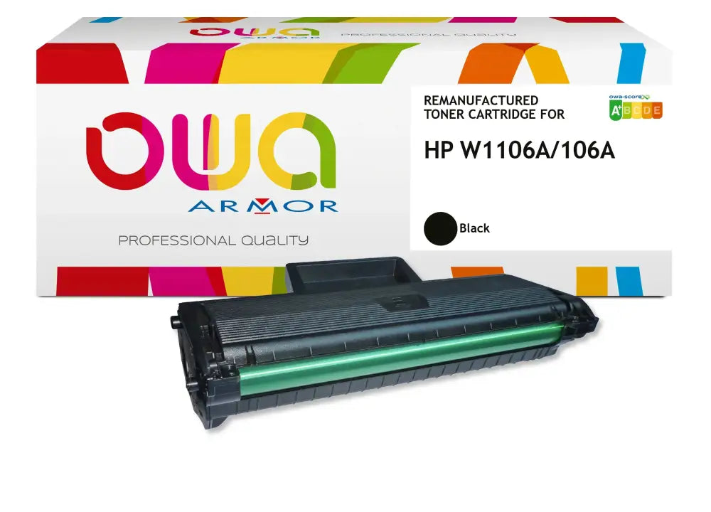 HP W1106A - Cartouche laser compatible - extra haute capacité - Noir - Toner remanufacturé OWA