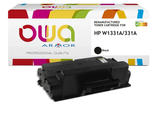 HP W1331A - Cartouche laser compatible - Noir - Toner remanufacturé OWA