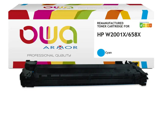 HP W2001X - Cartouche laser compatible - haute capacité - Cyan - Toner remanufacturé OWA