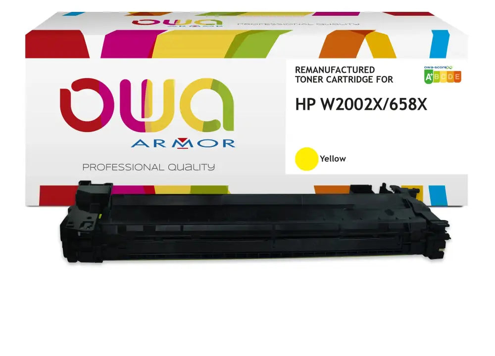 HP W2002X - Cartouche laser compatible - haute capacité - Jaune - Toner remanufacturé OWA