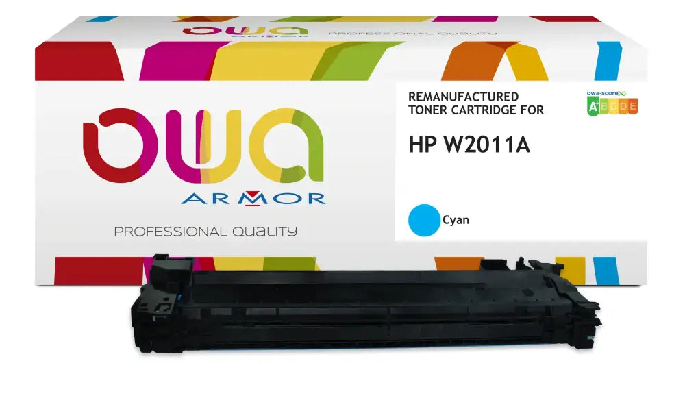 HP W2011A - Cartouche laser compatible - Cyan - Toner remanufacturé OWA