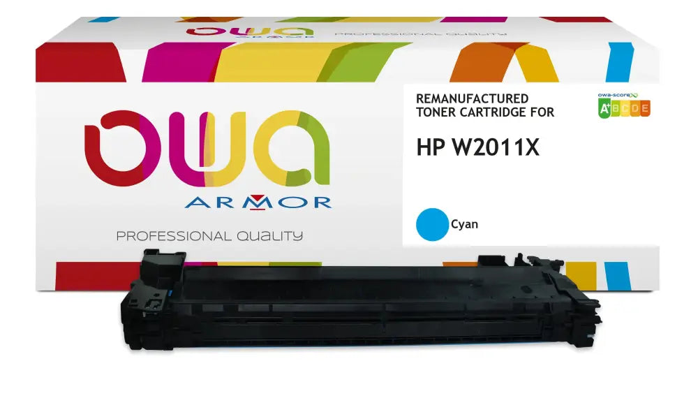 HP W2011X - Cartouche laser compatible - haute capacité - Cyan - Toner remanufacturé OWA