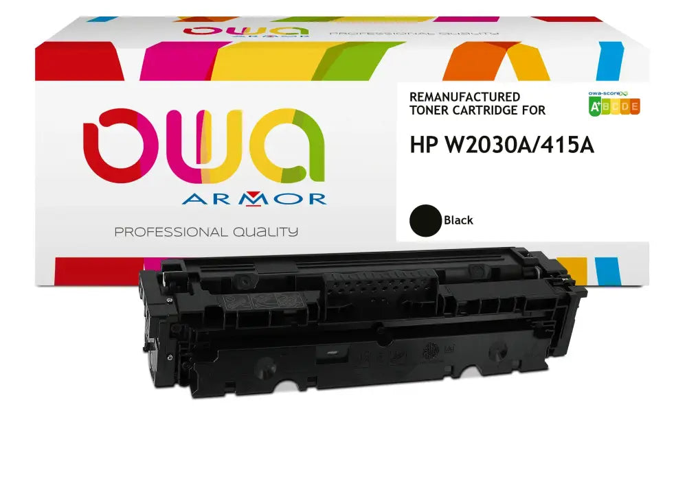 HP W2030A - Cartouche laser compatible - Noir - Toner remanufacturé OWA