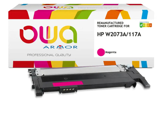 HP W2073A - Cartouche laser compatible - extra haute capacité - Magenta - Toner remanufacturé OWA