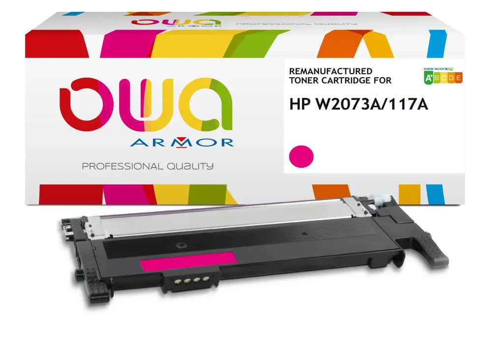 HP W2073A - Cartouche laser compatible - Magenta - Toner remanufacturé OWA